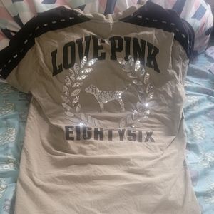 Victorias Secret Pink Bling Tee